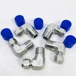 Lot Of 5 6MSEL8N-316 3/8X1/2 Parker A-lok Male Elbow. Fixed Price $99.99.