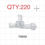 220 Qosina Dual Check Valve Female Luer Lock Out Fm Port 79000. Fixed Price $69.00.