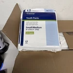 Covidien Curity Unisex Disposable Youth Underwear S/med Case Of 68, 38-65 Lbs. Fixed Price $35.00.