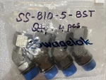 New, Swagelok SS-810-5-8ST, Elbow Positionable 1/2" X 45 Bag Of 4PCS.. Fixed Price $240.00.