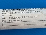 New Swagelok SS-6HO-6-L6 Stainless Hydraulic Hose, 3/8"NPT 36"L 2000PSI SS6HO6L6. Fixed Price $85.00.