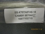 SS-XT8TA8TA8-18 Swagelok Smooth Bore Ptfe Hose, 304 Stainless Steel Brand New!. Fixed Price $34.99.