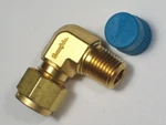 Swagelok Brass Elbow Fitting, 3/8" Tube X 1/4" Male Npt, B-600-2-4. Fixed Price $12.89.