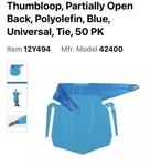 Polyco 42400 Gown Universal,blue Polyolefin PK50 12Y494 Blemished Box But Sealed. Fixed Price $129.00.