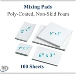 Poly Padded Mixing Pads "6 X3", - 100/PACK Non Skid Foam Dental. Fixed Price $8.99.