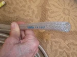 12FT.L X 3/8" 5/8" Od Reinforced Braided Tygon Pvc Tube Tubing Hose In.. Fixed Price $9.00.