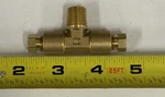 Parker Hi-duty Tube Tee: 1/4 Od COMPRESSIONX2 Mnpt. Fixed Price $45.00.