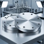 Mdc 4.50" Conflat Flange Blank DN63CF 304SS Ultra High Vacuum. Fixed Price $65.00.