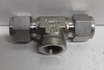 New No Box! Swagelok 1/2" Tube 3/8" Fnpt Stainless Branch Tee SS-810-3TTF. Fixed Price $29.95.
