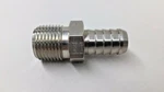 Ssp 1/2M2HC1/2 Barbed Male Pipe Connector 1/2"MNPT 1/2"HOSE Stainless. Fixed Price $12.50.
