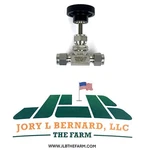 Ham-let, H300SSLR1/4RS, 1/4" Tube, Sst Bonnet Needle Valve, 5000 Psig, New Nos. Fixed Price $40.00.