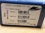 Used Waters 186002353 Acquity Beh C18 Hplc Column 1.7 M, 2.1 Mm X 150. Fixed Price $230.00.