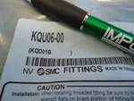 Smc KQU06-00 Fitting, Union Y, For 6MM Od Tubing. Brand New! Lot Of Pieces!. Fixed Price $14.99.