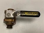 WHITEY,B-63TF8-W1,BRASS 3-PIECE Ball Valve 2000 Psi. Fixed Price $32.00.