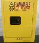 Uline H-4174M-Y Flammable Liquid Storage Cabinet .59 Gallons New No Box Key. Fixed Price $284.44.