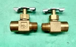 Parker NV108P-2 Brass Needle Valve , Low Pressure 1/8" Male/female Ships Fr. Fixed Price $28.99.