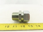 Parker 16MSC16N 1" Comp. To Npt Straight Adapter Union Steel Zinc Plated. Fixed Price $6.38.