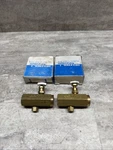 Lot Of Deltrol F20BK 10000-10 In-line Brass Flow Control Valve 1/4 Npt, New. Fixed Price $45.99.