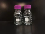 Fisherbrand Cat No FB-800-250 Reusable Glass Media Bottles With Cap Lot Pcs. Fixed Price $45.55.