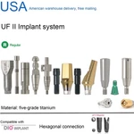 Us Dio Ufii Regular Impression Coping Transfer Straight Locator Healing Abutment. Fixed Price $73.59.