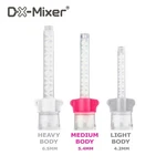 Dx-mixer Dental Impression Material Mixing Tips Heavy Medium Light Body. Fixed Price $129.49.