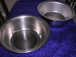 #b Lot Of 2 Vollrath 7QT Stainless Large Basins 87340 Vintag Usa Hospital Grade. Fixed Price $30.00.