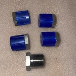5 New Parker Hex Head Plugs 1/2 Hp-ss 316 Stainless Steel Mnpt. Fixed Price $29.99.