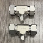 Lot Of (2) Swagelok. Tee X 3/8 Compression SS-1610-3-16-6. Fixed Price $170.00.