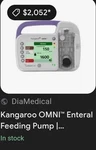 Cardinal Health Kangaroo Omni Enteral Feeding Pump & 71 Sets. Fixed Price $500.00.
