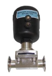 Aquasyn 2" Auto Pneumatic Diaphragm Actuated Valve 316L Stainless Sanitary (7709. Fixed Price $282.15.