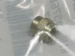 1- Swagelok Aluminum Connector Sleeve, 1/8" Id X 1/4" Od Hose, A-2-L-4. Fixed Price $11.89.