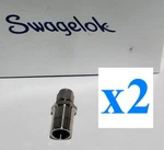 X2 New Swagelok SS-400-R-12 Reducer 1/4 Tube Od 3/4 Adapter Fitting. Fixed Price $59.95.