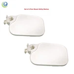 2 X New Dental Pole Post Mount Utility Accessory Shelf Tray Table Medical White. Fixed Price $95.00.