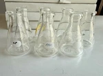 7X Pyrex 4980-25 25ML Narrow Mouth Erlenmeyer Flask Heavy Duty Rim. Fixed Price $28.95.