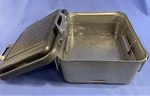 V. Mueller Genesis Sterilization Case CD1-5B Perf Bottom 31X28X17 Cm W/ Basket. Fixed Price $79.50.