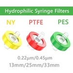 100X Hydrophilic Syringe Filters Ny/ptfe/pes Membrane Pre-filter Filtration Hplc. Fixed Price $8.99.