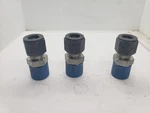 Parker 6-6 Fbz-ss Male Connector 3/8" Tube Od Mnpt, Lot Of 3, Nnb. Fixed Price $19.96.