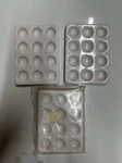 3 X Coors White Porcelain 12-WELL Depression Color Reaction Spot Plate # 60429. Fixed Price $92.00.