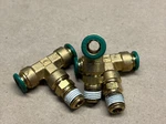 Parker Prestolok Male Branch Tee Swiv 3/8 Tube X 1/4 Nptf Brass Lot Of. Fixed Price $24.99.