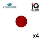 Zest Locator Genuine Original Male Caps Extended Range, Red 0.5-1.5 Lbs (4 Pack). Fixed Price $30.00.