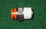 Smc One-touch Male Connector, 1/4" Ss, KQ2H07-35S-X23. Fixed Price $13.95.