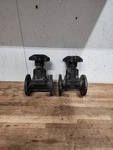 2- Saunders Diaphragm Valve 25MM 1" Inch PN16 Flanged DN25 Internal Lining. Fixed Price $129.99.