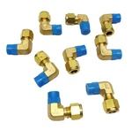 Lot Of Dk-lok Dlm 6-4N-B 3/8" Tube X 1/4" Mnpt Brass 90 Degree Elbow. Fixed Price $81.30.