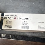 Patterson Wax Square Ropes White & Red Dental Laboratory Dentistry 55 Strips. Fixed Price $19.99.