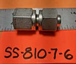 SS-810-7-6 Sst Swagelok 1/2" Tube Fitting X 3/8" Nfpt, Free Shipping. Fixed Price $12.40.
