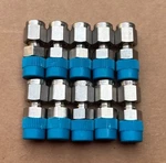 Lot Of 10: Swagelok 1/8" X Stainless Steel Tube Fitting SS-200-1-2 New. Fixed Price $115.00.