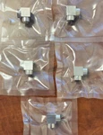 5 Piece Package, Swagelok Equiv. To 6LV-8MW-9, Micro Weld 90 Elbow, 1/2, Ss. Fixed Price $225.00.