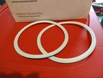 (2) Webb Bio-pharm A40MPGR-600-E Inch Ptfe Envelope Tc Gasket With Epdm Filter. Fixed Price $19.99.