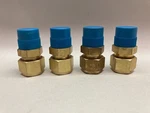 SWAGELOK,B-1010-1-8BT, Brass Male Connector Bore Thru Lot Of 4. Fixed Price $100.00.