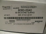 Box Thermo Scientific Nalgene 8060-0040 25' Feet Silicone Tubing 187ID .312 Od. Fixed Price $49.99.